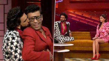 Koffee With Karan Season 7: Fans Tweet Their Excitement to See Alia Bhatt, Ranveer Singh As the First Guests on the Couch!